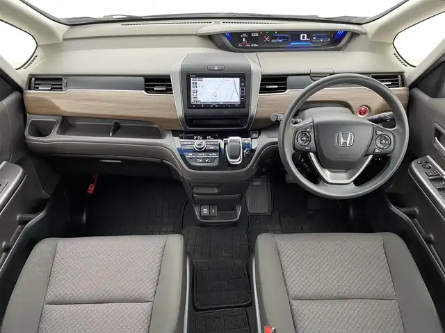 ホンダ フリード ハイブリット G ホンダセンシング 宮城県 2021(令3)年 3.8万km シーグラスブルーパール 純正ナビ/ホンダセンシング/両側電動スライド/ハンズフリーオートスライド/アダプティブクルーズコントロール/衝突軽減ブレーキ/レーンキープアシスト/バックモニター/ＬＥＤヘッドライト/フロントウィンドウ熱線/シートヒーター/ビルトインＥＴＣ/フルセグTV/Bluetoothオーディオ/前後ドライブレコーダー