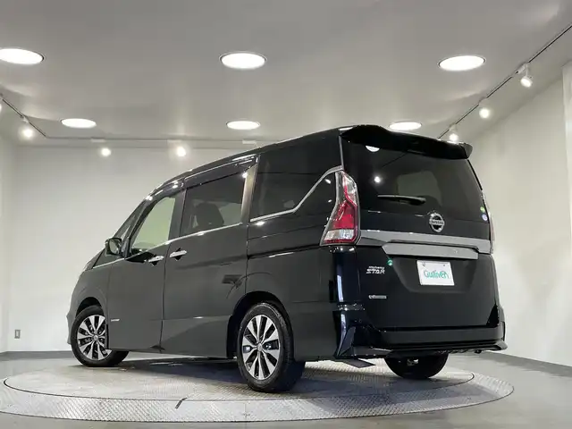 日産 セレナ ハイウェイスターVセレクションⅡ 愛知県 2018(平30)年 3.3万km ダイヤモンドブラック 8インチナビ　/Bluetooth/TV/CD/SDREC/アダプティブコントロールクルーズ　/デジタルインナーミラー　/アラウンドビューモニター　/ETC　/ドライブレコーダー/パーキングアシスト/両側パワースライドドア　/衝突被害軽減システム　/レーンキープアシスト　/コーナーセンサー　/横滑り防止システム/オートLEDヘッドライト