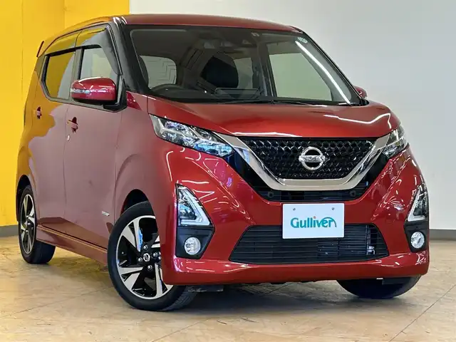 日産 デイズ HWS G ターボ プロパイロットED 群馬県 2020(令2)年 3.4万km スパークリングレッドM プロパイロット/・インテリジェントクルーズコントロール/・ハンドル支援/純正ナビ/・フルセグTV/・Bluetooth/・DVD/CD/・FM/AM/・AUX/USB/アラウンドビューモニター/クリアランスソナー/ドライブレコーダー/ETC/ステアリングスイッチ/LEDヘッドライト/オートライト/フォグランプ/ヘッドライトレベライザー/プッシュスタート/スマートキー/純正15インチAW/純正ドアバイザー/純正フロアマット/車速連動ワイパー/電子パーキング/オートブレーキホールド/電動格納ウィンカーミラー/横滑り防止機能