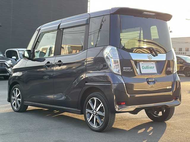 日産 デイズ ルークス HWS X Vセレクション 道北・旭川 2017(平29)年 3.6万km プレミアムパープルP 4WD/ワンオーナー/純正ナビ/ CD/DVD/BT/DTV/SD/MSV/両側パワースライドドア/全方位カメラ/エマージェーンシーブレーキシステム/純正15インチアルミホイール/ETC/社外ドライブレコーダー/オートマチックハイビーム/オートライト/LEDヘッドライト/フォグ/アイドリングストップ/ハーフレザーシート/社外前席シートヒーター/社外14インチAWスタッドレスタイヤ積込/サーキュレーター/スマートキー