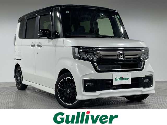 ホンダ Ｎ ＢＯＸ カスタム L ターボ 神奈川県 2021(令3)年 3.2万km プラチナホワイトパール 純正ナビVXM-214VFi/（ＣＤ・ＤＶＤ・フルセグ・ＢＴ）/バックカメラ　/社外前後ドライブレコーダー　/ビルトインＥＴＣ　/両側パワースライドドア　/運転席・助手席シートヒーター　/後ろのみコーナーセンサー　/ホンダセンシング/・衝突軽減ブレーキ/・アダブティブクルーズコントロール/・先行車発進お知らせ機能/・路外逸脱抑制機能/・レーンキープアシスト/・標識認識システム/・オートマチックハイビーム/横滑り防止/純正フロアマット/純正15インチAW/オートライト/LEDヘッドライト/フォグライト/スマートキー/プッシュスタート/スペアキー1本
