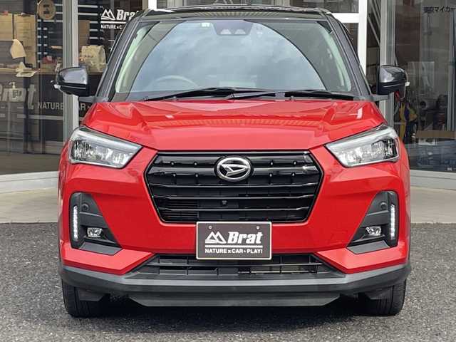 ダイハツ ロッキー G 福島県 2020(令2)年 5.4万km ブラックマイカメタリック/コンパーノレッド ４WD/純正フロアマット/サイドバイザー/純正ナビ(CD・DVD・BT・フルセグTV)/シートヒーター(前席)/LEDヘッドライト/ドラレコ/パノラミックビューモニター/コーナーセンサー/衝突被害軽減ブレーキ/レーダークルーズコントロール