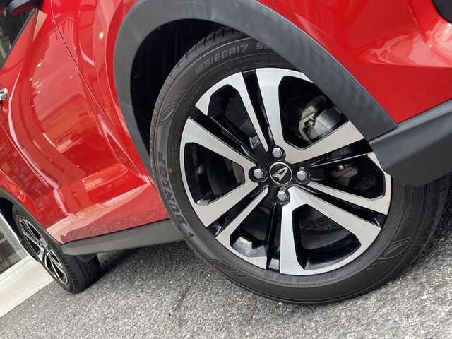 ダイハツ ロッキー G 福島県 2020(令2)年 5.4万km ブラックマイカメタリック/コンパーノレッド ４WD/純正フロアマット/サイドバイザー/純正ナビ(CD・DVD・BT・フルセグTV)/シートヒーター(前席)/LEDヘッドライト/ドラレコ/パノラミックビューモニター/コーナーセンサー/衝突被害軽減ブレーキ/レーダークルーズコントロール