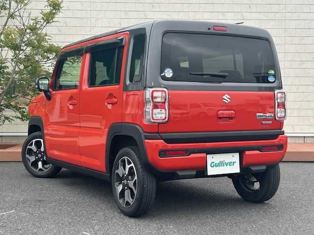 スズキ ハスラー HYBRID X ターボ 茨城県 2020(令2)年 2万km バーミリオンオレンジ/ガンメタリック2トーン 純正９インチナビ /全方位カメラ /シートヒーター /クルーズコントロール /前後ドライブレコーダー /オートライト /LEDヘッドライト /コーナーセンサー /衝突軽減ブレーキ /アイドリングストップ /パドルシフト /スマートキー/レーンキープアシスト/ドアバイザー/ETC/取扱説明書・保証書