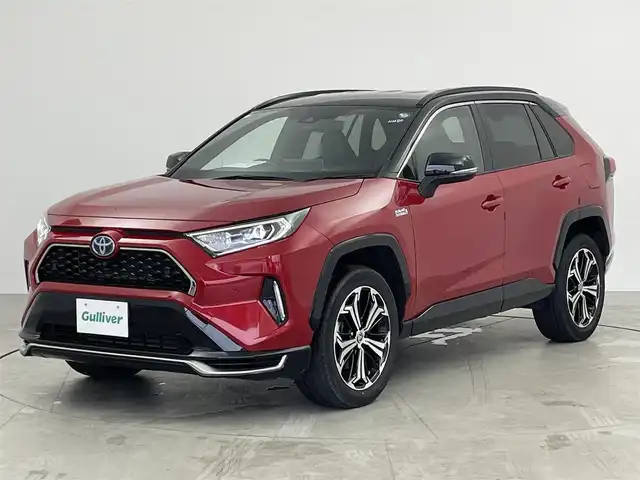 トヨタ ＲＡＶ４ ＰＨＶ ブラックトーン 愛知県 2020(令2)年 4.3万km アティチュードブラックマイカ/ダークブルーマイカメタリック 2トーン 純正ナビ/フルセグＴＶ/Bluetooth/CarPlay/パノラミックビューモニター/デジタルインナーミラー/ブラックレザーシート/前席シートヒーター+ベンチレーション/メモリ付きパワーシート/置くだけ充電/ステアリングヒーター/ヘッドアップディスプレイ/トヨタセーフティセンス/・プリクラッシュセーフティ/・レーントレーシングアシスト/・パーキングサポートブレーキ/ブラインドスポットモニター/パワーバックドア/レーダークルーズコントロール/充電ケーブル/LEDヘッドライト/ルーフレール