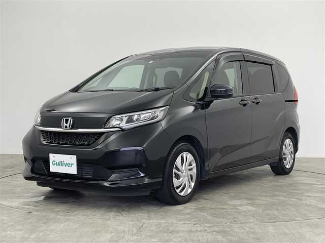ホンダ フリード G 群馬県 2023(令5)年 1.9万km クリスタルブラックパール 純正７型ナビ　バックカメラ　ホンダセンシング　衝突軽減　レーンキープ　レーダークルーズ　オートライト　両側パワスラ　ＥＴＣ２．０　後コーナーセンサー　シートヒーター　純正フロアマット　Ｐスタート　禁煙