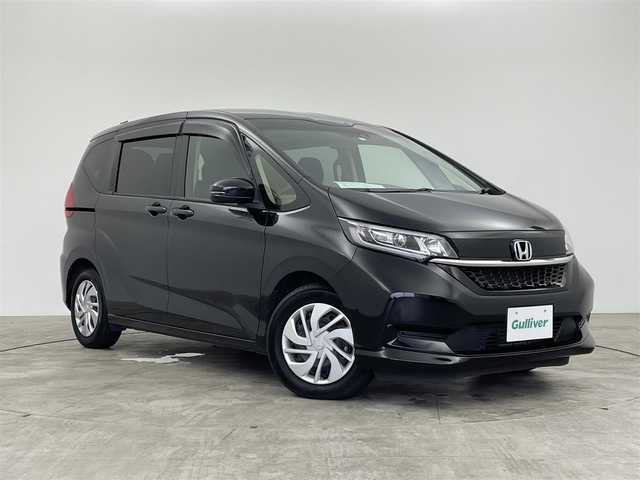 ホンダ フリード G 群馬県 2023(令5)年 1.9万km クリスタルブラックパール 純正７型ナビ　バックカメラ　ホンダセンシング　衝突軽減　レーンキープ　レーダークルーズ　オートライト　両側パワスラ　ＥＴＣ２．０　後コーナーセンサー　シートヒーター　純正フロアマット　Ｐスタート　禁煙