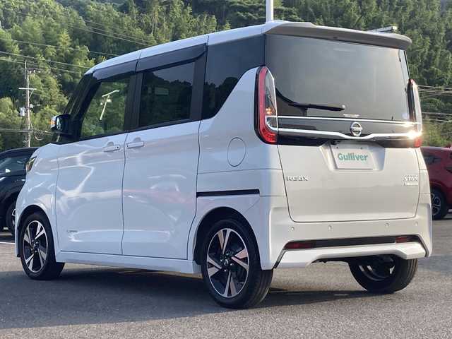 日産 ルークス HWS Gターボ プロパイロットED 佐賀県 2020(令2)年 6万km ホワイトパール 純正9インチナビ/アラウンドビューモニター/両側パワースライドドア/プロパイロット/エマージェンシーブレーキ/LDW/オートハイビーム/クリアランスソナー/電動パーキングブレーキ/オートブレーキホールド/ドライブレコーダー/ステアリングリモコン/ETC/プッシュスタート/インテリジェントキー/LEDヘッドライト/フォグライト/純正アルミホイール