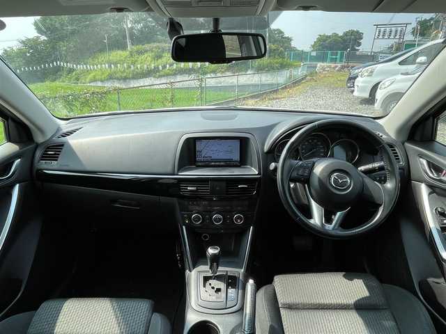 マツダ ＣＸ－５ 大阪府 2013(平25)年 6.1万km クリスタルホワイトパールマイカ 社外ナビ　フルセグ/BT/サイドカメラ/４WD/オートライト/フォグランプ/HIDライト/純正19インチAW/BOSEサウンド/アイドリングストップ/ドライブレコーダー/ETC