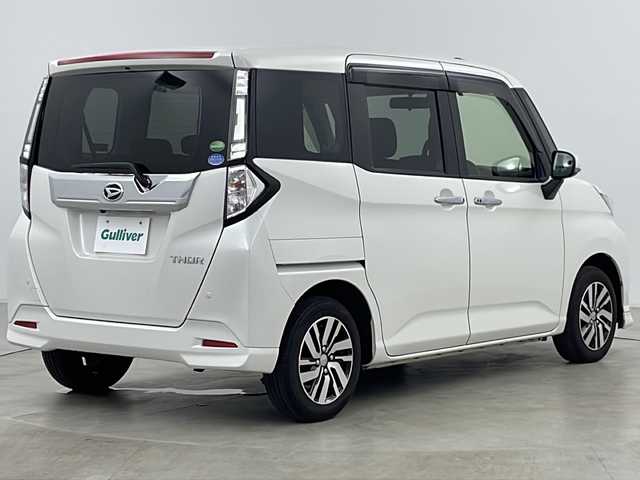 ダイハツ トール カスタムG SAⅡ 道央・札幌 2018(平30)年 5万km パールホワイトⅢ ・4WD/・アルパインナビ＆CD＆DVD＆TV＆BT/・バックカメラ/・トヨタセーフティセンス/・プリクラッシュセーフティ/・クルーズコントロール/・両側パワースライドドア/・純正エンジンスターター/・ステアリングスイッチ/・オートライト/・オートエアコン/・横滑り防止/・アイドリングストップ