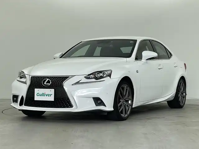 レクサス ＩＳ 300h Fスポーツ 群馬県 2014(平26)年 7万km ホワイトノーヴァガラスフレーク クリアランスソナー＆バックソナー/――――――――――――――/純正SDナビ/CD/DVD/Blu-ray/MSV/Bluetooth/フルセグTV/バックカメラ/F SPORT専用ファブリック/L texスポーツシート/シートヒーター /パワーシート /パドルシフト/クルーズコントロール/プリクラッシュセーフティシステム（ミリ波レーダー方式）/ビルトインETC2.0/LEDヘッドライト/オートライト /フォグランプ /ステアリングリモコン/電動チルトステアリング/自動防眩ミラー/スマートキー /プッシュスタート