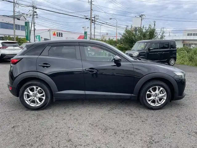 マツダ ＣＸ－３ 15S ツーリング 山形県 2022(令4)年 4.8万km ジェットブラックマイカ ワンオーナー/4WD/衝突軽減ブレーキ/純正ナビ/　【CD DVD SD USB BT】/360°ビューモニター/フルセグTV/ステアリングスイッチ/レーダークルーズコントロール/ドライブレコーダー/横滑り防止装置/コーナーセンサー/オートホールド/純正アルミホイール/LEDライト/フォグランプ/ウィンカーミラー/保証書、取説あり/スペアキーあり