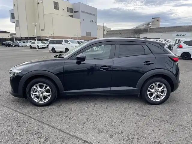 マツダ ＣＸ－３ 15S ツーリング 山形県 2022(令4)年 4.8万km ジェットブラックマイカ ワンオーナー/4WD/衝突軽減ブレーキ/純正ナビ/　【CD DVD SD USB BT】/360°ビューモニター/フルセグTV/ステアリングスイッチ/レーダークルーズコントロール/ドライブレコーダー/横滑り防止装置/コーナーセンサー/オートホールド/純正アルミホイール/LEDライト/フォグランプ/ウィンカーミラー/保証書、取説あり/スペアキーあり