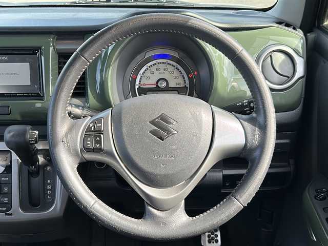 スズキ ハスラー Jスタイル 岐阜県 2015(平27)年 13.9万km クールカーキパールメタリック/ホワイト2トーンルーフ 登録時走行距離138437km/社外ナビ/バックモニター/ワンセグテレビ/シートヒーター/ツートンカラー/純正フロアマット/Ｂｌｕｅｔｏｏｔｈ接続/プッシュスタート/スマートキー/オートエアコン/ABS/横滑り防止装置/レーンキープアシスト/オートライト/LEDヘッドライト/エアバッグ