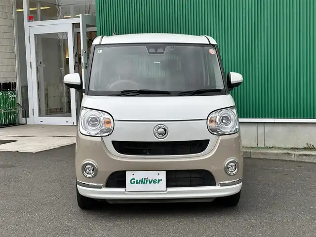 ダイハツ ムーヴ キャンバス G メイクアップ VS SAⅢ 宮城県 2022(令4)年 1万km パールホワイトⅢ/ナチュラルベージュマイカメタリック 2トーン スマートアシスト3/・衝突回避支援ブレーキ機能/・衝突警報機能/・車線逸脱警報機能/・誤発進抑制制御機能/・先行車発進お知らせ機能/・オートハイビーム/純正ナビ（NMZL-W72D）/・CD/DVD/・Bluetooth/・フルセグTV/パノラマモニター/ドライブレコーダー/ウィンドシールドデアイサー/両側パワースライドドア/ステアリングスイッチ/LEDヘッドランプ/フォグランプ/オートライト/スマートキー＆プッシュスタート/電動格納ミラー/純正フロアマット/純正ドアバイザー/Wエアバッグ