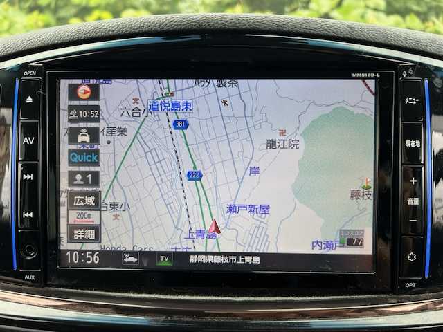 日産 エルグランド 250HWS プレミアム アーバンクロム 静岡県 2019(平31)年 7.3万km ブリリアントホワイトパール ワンオーナー/純正ナビ（フルセグTV、Bluetooth/後席モニター/前席パワーシート/レザーシート/両側パワースライドドア/オットマン/パワーバックドア/車外カメラ（バック/シートヒーター/ETC/純正アルミホイール/プッシュスタート/コーナーセンサー/ウォークスルー