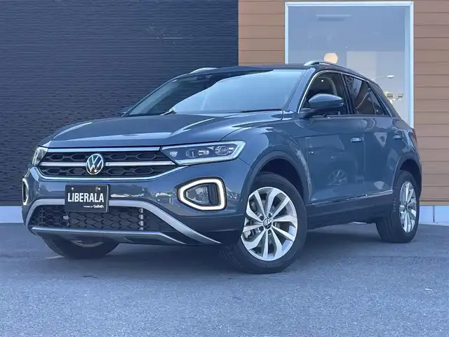フォルクスワーゲン ＶＷ Ｔ－ロック TDI スタイル 栃木県 2024(令6)年 1.2万km 青 デジタルメーター/ナビ/バックカメラ/ETC/Applecarplay/ACC/レーンキープアシスト/ブラインドスポット/フロントアシスト/パークディスタンス/パワーテールゲート/LEDヘッドライト/ワイヤレスチャージ/ハーフレザー