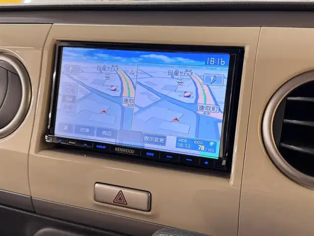 スズキ ラパン G 群馬県 2013(平25)年 5.3万km アロマティックアクアメタリック 社外ナビ　/　（AM/FM/CD/DVD/SD）/ワンセグＴＶ　/アイドリングストップ　/プッシュスタート　/スマートキー　/純正ドアバイザー　/横滑り防止装置