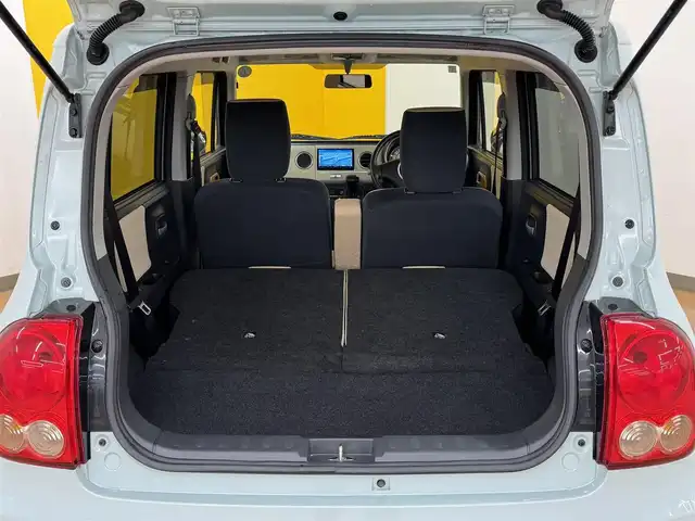 スズキ ラパン G 群馬県 2013(平25)年 5.3万km アロマティックアクアメタリック 社外ナビ　/　（AM/FM/CD/DVD/SD）/ワンセグＴＶ　/アイドリングストップ　/プッシュスタート　/スマートキー　/純正ドアバイザー　/横滑り防止装置