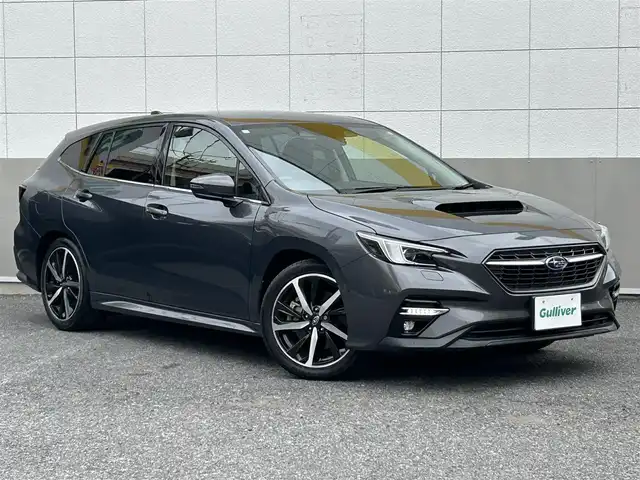 スバル レヴォーグ 1．8GT－H EX 東京都 2021(令3)年 0.6万km マグネタイトグレーメタリック ワンオーナー/純正11.6インチセンターインフォメーションディスプレイナビ/ラジオ/USB/Bluetooth/AppleCarPlay/Android Auto/AUX/フルセグTV/バック/フロント/サイドカメラ/前方ドライブレコーダー/ETC2.0/スマートリヤビューミラー/アイサイトX/全車速追従機能付クルーズコントロール/プリクラッシュブレーキ/エマージェンシーレーンキープアシスト/先行車発進お知らせ機能/車線逸脱防止機能/コーナーセンサー/電動パーキングブレーキ/オートブレーキホールド/パワーリヤゲート/前席パワーシート(運手席シートメモリー)/全席シートヒーター/革巻きステアリング/ステアリングスイッチ/純正18インチアルミホイール/純正フロアマット/純正ラゲッジマット/LEDヘッドライト/LEDフォグランプ/新車時保証書/取扱説明書/スペアキー/記録簿