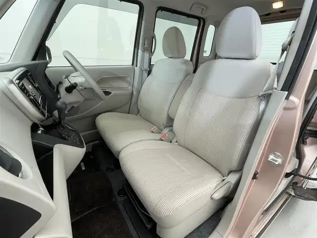 日産 デイズ ルークス X 滋賀県 2014(平26)年 2.4万km シルキーローズM 純正ナビ/CD/DVD/Bluetooth/フルセグテレビ/アラウンドビューモニター/両側パワースライドドア/ETC/プッシュスタート/スマートキー/純正フロアマット