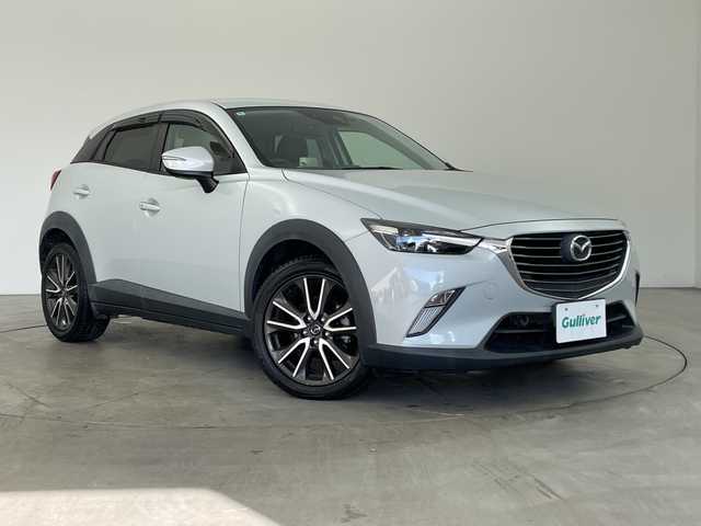 マツダ ＣＸ－３ XD ツーリング 兵庫県 2015(平27)年 7.9万km セラミックM ・純正ナビ（BT/USB)/・バックカメラ/・ETC/・スマートブレーキサポート/・クルーズコントロール/・ブラインドスポットモニター/・ヘッドアップディスプレイ/・ハーフレザーシート/・パドルシフト/・アイドリングストップ/・スマートキー/・純正18インチアルミホイール