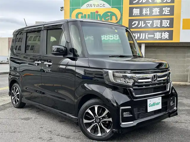 ホンダ Ｎ ＢＯＸ カスタム L 三重県 2022(令4)年 2.2万km クリスタルブラックパール ホンダセンシング/純正ナビ/　・フルセグ/　・Bluetooth/　・USB/　・DVD/　・録音/バックガイドカメラ/LEDヘッドライト/LEDフォグライト/両側パワースライドドア/スマートキー/プッシュスタート/レーダークルーズコントロール/クリアランスソナー/オートリトラクタブルミラー/ターンミラー/ステアリングスイッチ/ビルトインETC