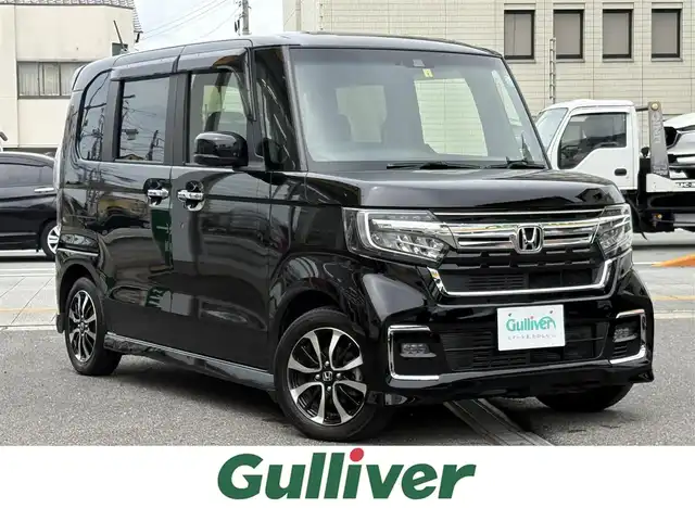 ホンダ Ｎ ＢＯＸ カスタム L 三重県 2022(令4)年 2.2万km クリスタルブラックパール ホンダセンシング/純正ナビ/　・フルセグ/　・Bluetooth/　・USB/　・DVD/　・録音/バックガイドカメラ/LEDヘッドライト/LEDフォグライト/両側パワースライドドア/スマートキー/プッシュスタート/レーダークルーズコントロール/クリアランスソナー/オートリトラクタブルミラー/ターンミラー/ステアリングスイッチ/ビルトインETC