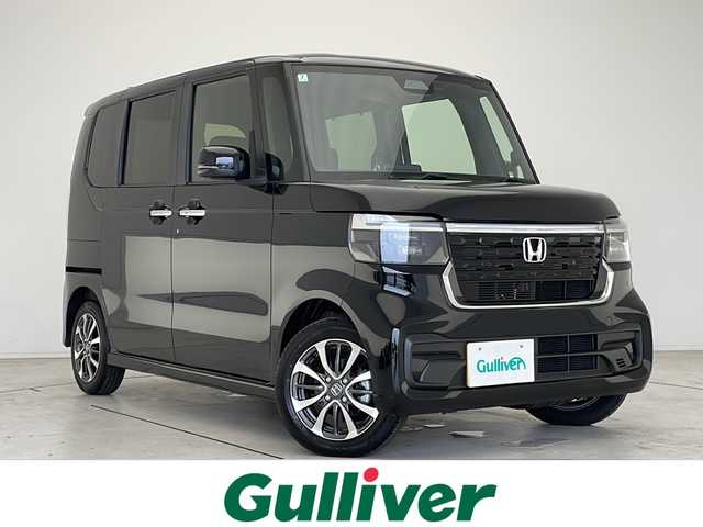 ホンダ Ｎ ＢＯＸ カスタム 愛知県 2024(令6)年 0.1万km クリスタルブラックパール ホンダセンシング/衝突軽減システム/純正SDナビ/レーダークルーズコントロール/シートヒーター/フルセグ/CD/DVD/Bluetooth/バックカメラ/コーナーセンサー/純正アルミホイール/LEDヘッドライト/パワースライドドア/オートマチックハイビーム/ステアリングスイッチ/スマートキー/プッシュスタート