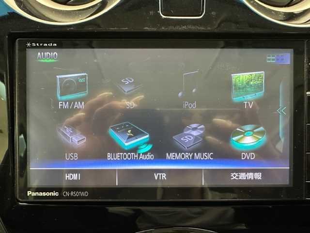 日産 ノート X DIG－S Vセレ +セーフ 兵庫県 2015(平27)年 8.5万km スーパーブラック 社外メモリナビ（Bluetooth/CD/DVD)/バックカメラ/アイドリングストップ/ドアバイザー/純正フロアマット/エマージェンシーブレーキ/LEDヘッドライト/フォグランプ/オートライト/スマートキー/プッシュスタート