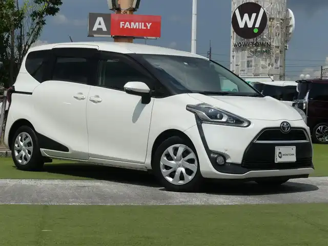 トヨタ シエンタ G クエロ 千葉県 2018(平30)年 5.4万km ホワイトパールクリスタルシャイン 両側パワースライドドア/純正SDナビ/地デジTV/【DVD/CD再生機能　Bluetooth接続】/バックカメラ/ドライブレコーダー/前席シートヒーター/ハーフレザーシート/革巻きステアリング/ETC/LEDヘッドライト/フォグライト/ウインカーミラー/クリアランスソナー/サイド/カーテンエアバッグ/スマートキー