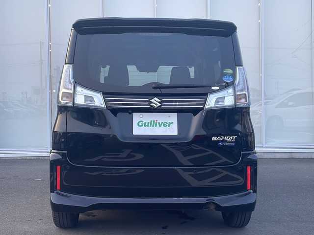 スズキ ソリオ バンディット HV SV 神奈川県 2018(平30)年 6.6万km スーパーブラックパール 純正8インチメモリナビ/CD/DVD/Bluetooth/フルセグ/【CN-RZ846】/全方位カメラ/両側パワースライドドア/デュアルブレーキサポート/レーンキープアシスト/クルーズコントロール/クリアランスソナー/パドルシフト/ステアリングスイッチ/LEDヘッドライト/オートライト/プッシュスタート/スマートキー