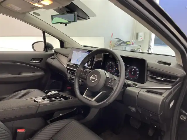 日産 オーラ G レザーエディション 滋賀県 2023(令5)年 1.2万km 黒 純正9インチナビ/Bluetooth/USB/AppleCarPlay/フルセグテレビ/アラウンドビューモニター/プロパイロット/全方位運転支援システム/・インテリジェントエマージェンシーブレーキ/・踏み間違い衝突防止アシスト/・標識検知機能/・前方衝突予測警報/・車線逸脱警報/・ふらつき警報/・車線逸脱防止支援システム/・エマージェンシーストップシグナル/インテリジェントルームミラー/ビルトインETC2.0/ドライブレコーダー/置くだけ充電/BOSEサウンドシステム/LEDヘッドライト/オートライト/プシュスタート/スマートキー