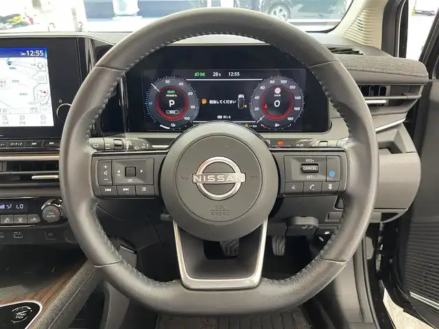日産 オーラ G レザーエディション 滋賀県 2023(令5)年 1.2万km 黒 純正9インチナビ/Bluetooth/USB/AppleCarPlay/フルセグテレビ/アラウンドビューモニター/プロパイロット/全方位運転支援システム/・インテリジェントエマージェンシーブレーキ/・踏み間違い衝突防止アシスト/・標識検知機能/・前方衝突予測警報/・車線逸脱警報/・ふらつき警報/・車線逸脱防止支援システム/・エマージェンシーストップシグナル/インテリジェントルームミラー/ビルトインETC2.0/ドライブレコーダー/置くだけ充電/BOSEサウンドシステム/LEDヘッドライト/オートライト/プシュスタート/スマートキー
