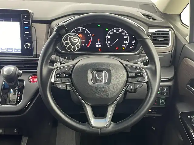 ホンダ オデッセイ アブソルート EX 埼玉県 2021(令3)年 2.2万km プラチナホワイトパール 純正１０インチナビ　フリップダウンモニター　マルチビューカメラ　ＢＳＭ　ビルトインＥＴＣ２．０　前後ドライブレコーダー　ホンダセンシング　アダクティブクルーズコントロール　シートヒーター　ＨＤＭＩ