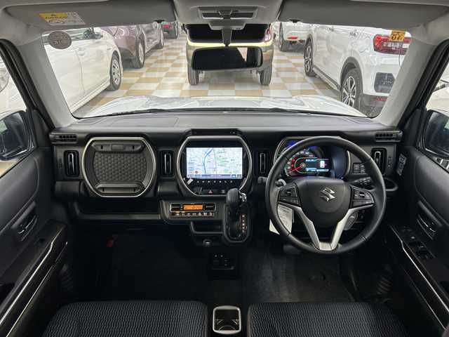 スズキ ハスラー Jスタイル Ⅱ 神奈川県 2023(令5)年 0.6万km ピュアホワイトパール/ウッディブラウン2トーンルーフ 純正メモリーナビ/Bluetooth・CD・DVD・フルセグTV・USB・iPod・AppleCarPlay/全方位モニター/セーフティーサポート/クルーズコントロール/シートヒーター/スペアキー1本/スマートキー/ルーフレール/純正15インチアルミホイール/コーナーセンサー/LEDヘッドライト/オートマチックハイビーム/横滑り防止装置/盗難防止装置/衝突被害軽減システム