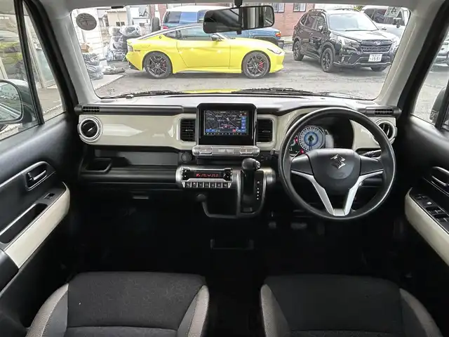 スズキ クロスビー HYBRID MX 岩手県 2018(平30)年 7.9万km スーパーブラックパール ４WD/純正ナビ/FM/AM/ワンセグ/Bluetooth/パドルシフト/横滑り防止装置/アイドリングストップ/シートヒーター/プッシュスタート/純正バイザー/純正マット/スマートキー/LEDライト/フォグランプ/AUTOライト/スタッドレス積載/保証書　取説