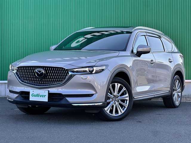 マツダ ＣＸ－８ XD エクスクルーシブモード 宮城県 2021(令3)年 3.6万km プラチナクォーツメタリック サンルーフ/BOSEサウンドシステム/ドライバーアテンションアラート/車間認知支援システム/車線逸脱警報システム/ブラインドスポットモニタリング/レーンキープアシストシステム/SBS/SCBS/パーキングセンサー/ヘッドアップディスプレイ/360度ビューモニター/マツダコネクトナビ/・Bluetooth/・フルセグTV/・AppleCarPlay/AndroidAuto/ETC/ドライブレコーダー/ワイヤレス充電/電動リアゲート/レザーシート/パワーシート（運転席メモリー機能付）/シートヒーター/ベンチレーション/ステアリングヒーター/革巻きステアリング/ステアリングスイッチ/パドルシフト/電動パーキングブレーキ/ブレーキホールド/アダプティブLEDヘッドランプ/フォグランプ/オートライト/スマートキー＆プッシュスタート/スペアキー/エンジンスターター/電動格納ミラー/純正19インチAW/純正フロアマット/ドアバイザー/W/サイド/カーテンエアバッグ