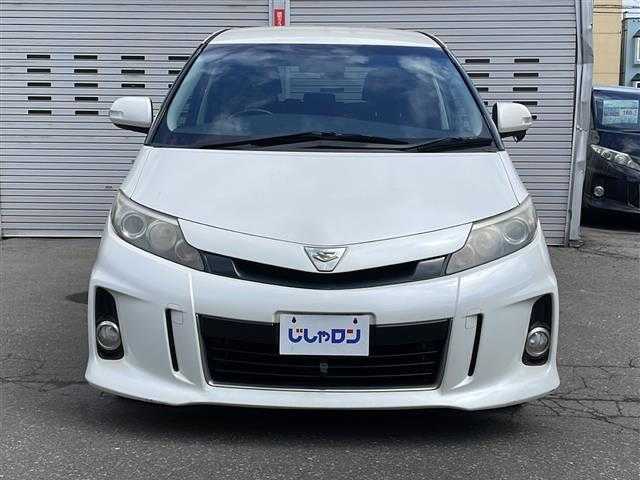 トヨタ エスティマ アエラス 道央・札幌 2013(平25)年 11.1万km ホワイトパールクリスタルシャイン (株)IDOMが運営する【じしゃロン札幌店】の自社ローン専用車両になります。こちらは現金またはオートローンご利用時の価格です。自社ローンご希望の方は別途その旨お申付け下さい。/純正HDDナビ/フルセグテレビ/バックカメラ/クルーズコントロール/ドアバイザー/プッシュスタート/両側パワースライドドア/ETC/HIDヘッドライト/オートライト/ステアリングスイッチ/革巻きステアリング/電動格納ミラー/ワイパーデアイサー/純正フロアマット/スマートキー