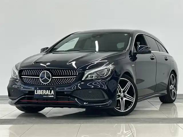 メルセデス・ベンツ ＣＬＡ２５０ Sブレイク　シュポルト4MATIC 岡山県 2017(平29)年 6.2万km カバンサイトブルー メルセデス純正ナビ/リアカメラ/パワーシート/ESP/アクティブブレーキアシスト/アテンションアシスト/ブラインドスポットアシスト/アクティブレーンキーピングアシスト/フルセグTV/Bluetooth/アップルカープレイ/アンドロイドオート/ロケイターライティング/DYNAMIC SELECT/ETC/キーレスゴー/オートライト/オートワイパー