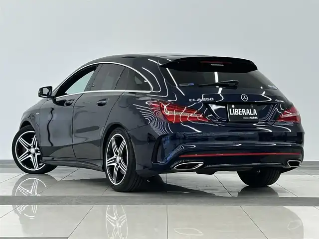 メルセデス・ベンツ ＣＬＡ２５０ Sブレイク　シュポルト4MATIC 岡山県 2017(平29)年 6.2万km カバンサイトブルー メルセデス純正ナビ/リアカメラ/パワーシート/ESP/アクティブブレーキアシスト/アテンションアシスト/ブラインドスポットアシスト/アクティブレーンキーピングアシスト/フルセグTV/Bluetooth/アップルカープレイ/アンドロイドオート/ロケイターライティング/DYNAMIC SELECT/ETC/キーレスゴー/オートライト/オートワイパー