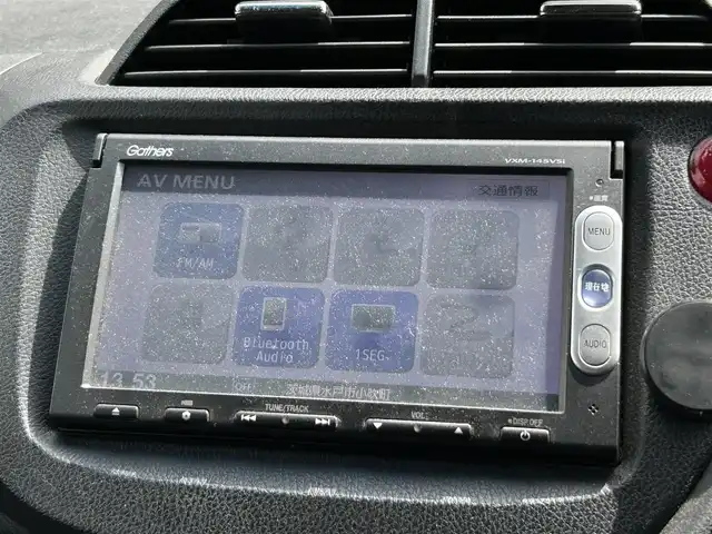 ホンダ フィット シャトル ハイブリッド スマートセレ クールED 茨城県 2014(平26)年 12.6万km プレミアムブルームーンパール 純正ナビ　/ＴＶ　/ＢＴ　/ＤＶＤ　/ＣＤ　/バックカメラ　/ハーフレザーシート　/シートヒーター　/ＥＴＣ　/ドラレコ　/オートライト　/オートエアコン　/フロアマット　/純正１５インチアルミホイール　/禁煙車