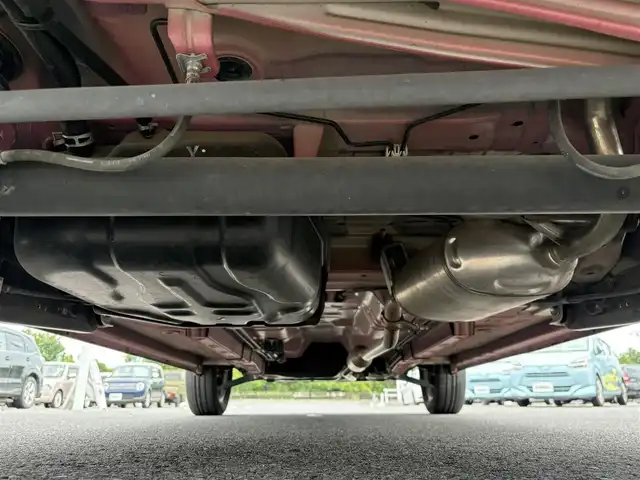 スズキ ハスラー G 栃木県 2015(平27)年 3.7万km キャンディピンクメタリック/ホワイト2トーンルーフ レーダーブレーキサポート/社外メモリナビ/ワンセグTV/DVD/Bluetooth/ETC/ドライブレコーダー/スマートキー/アイドリングストップ/シートヒーター/横滑り防止装置/革調シートカバー