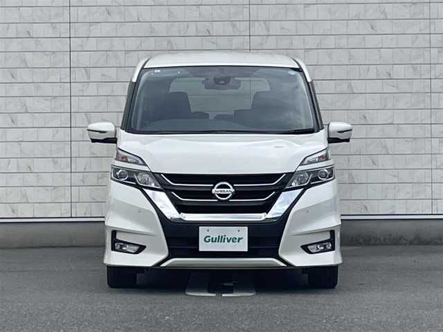 日産 セレナ ハイウェイスターVセレクションⅡ 福岡県 2019(令1)年 3.5万km ブリリアントホワイトパール 純正9型ナビ(フルセグ/TV/CD/DVD/BT)アラウンドビューモニター後席モニタープロパイロットエマージェンシーブレーキコーナーセンサー両側電動パワスラ前後ドラレコETCデジタルインナーミラーUSBポート純正ヘットライト/純正16インチアルミホイールスマートキープッシュスタート