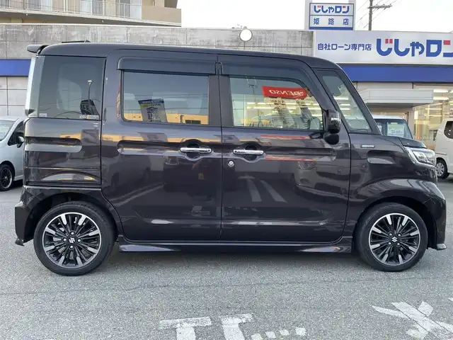 スズキ スペーシア カスタム HYBRID XS 兵庫県 2018(平30)年 8万km アーバンブラウンパールメタリック 社外7インチナビ/(CD/DVD/BT/フルセグTV)/バックカメラ/両側パワースライドドア /ハーフレザーシート/シートヒーター/スマートキー/プッシュスタート/ETC/電格ミラー/オートライト/LEDヘッドライト/ドライブレコーダー
