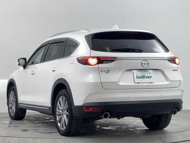 マツダ ＣＸ－８ XD エクスクルーシブモード 熊本県 2022(令4)年 7.6万km スノーフレイクホワイトパールマイカ サンルーフ/BOSEサウンド/純正10インチメーカーナビ/(AM/FM/BT/USB/フルセグTV）/白革シート/全周囲モニター/パワーバックドア/コーナーセンサー/パワーシート/メモリーシート/シートヒーター/シートベンチレーション/衝突軽減ブレーキ/レーントレーシングアシスト/レーダークルーズコントロール/置くだけ充電/アイドリングストップ/革巻きステアリング/ステアリングスイッチ/オートライト/電動サイドブレーキ/プッシュスタート/フロアマット/電格ウインカーミラー/スペアキー