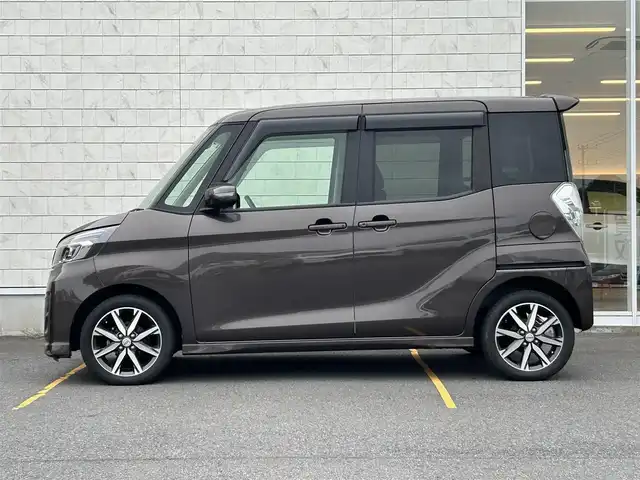 日産 デイズ ルークス HWS X Vセレクション 茨城県 2018(平30)年 5.9万km アッシュブラウンM 純正ナビ/【フルセグTV/CD/DVD/Bluetooth】/両側パワースライドドア/アラウンドビューモニター/コーナーセンサー/エマージェンシーブレーキ/ハーフレザーシート/リヤサーキュレーター/アイドリングストップ/純正15インチAW/純正フロアマット/オートライト/オートハイビーム/スマートキー