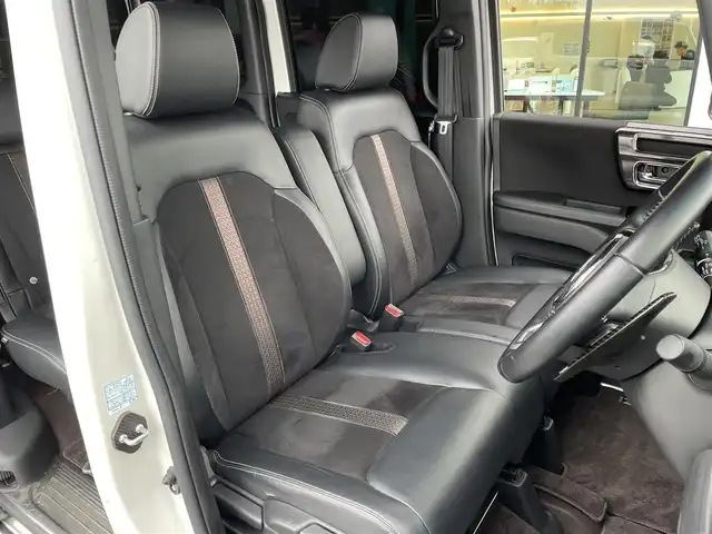 ホンダ Ｎ ＢＯＸ カスタム G L ターボ ホンダセンシング 島根県 2018(平30)年 6.8万km プラチナホワイトパール 登録時走行距離67535km/社外ナビ（Bluetooth・AM・FM・CD・DVD）/ワンセグTV/ツートンカラー/ホンダセンシング/・衝突被害軽減ブレーキ/・アダプティブクルーズコントロール/・車線維持支援システム/・誤発進抑制機能/両側パワースライドドア/コーナーセンサー/LEDヘッドライト/フォグランプ/オートライト/前席エアバッグ/プッシュスタート/スマートキー(×1)/社外15インチAW/ロールサンシェード/パドルシフト/充電用USB/アイドリングストップ/禁煙車