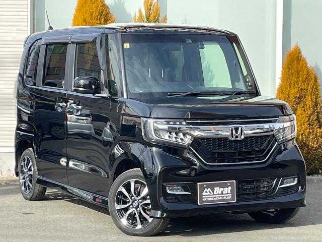 ホンダ Ｎ ＢＯＸ カスタム G L ホンダセンシング 岩手県 2018(平30)年 5.5万km クリスタルブラックパール 4WD/純正SDナビ/CD/DVD/BT/フルセグ/バックカメラ/ステアリングリモコン/レーダークルーズコントロール/片側パワースライドドア/ビルドインETC/純正ドライブレコーダー/電動格納ミラー/純正エンジンスターター/純正フロアマット/ドアバイザー/フォグライト /LEDヘッドライト