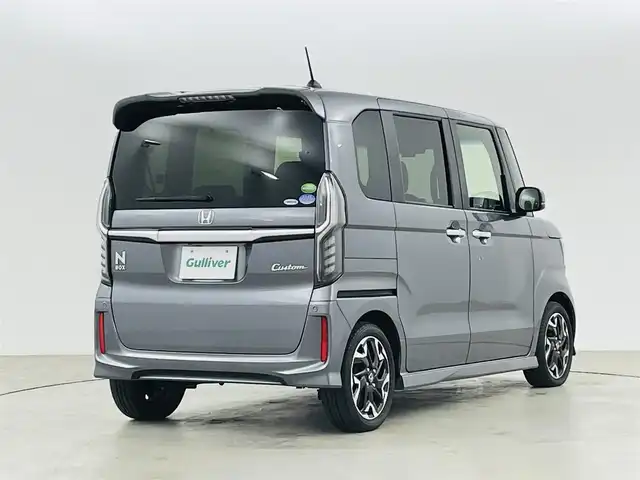 ホンダ Ｎ ＢＯＸ カスタム G L ターボ ホンダセンシング 福島県 2019(平31)年 4.1万km シャイニンググレーM ホンダセンシング/・レーンキープアシスト/・ACC/・衝突被害軽減ブレーキ/・車線逸脱警報/・コーナーセンサー/純正メモリナビゲーション/【AM/FM/CD/Bluetooth】　/型番:VXM-194CI/バックカメラ　/ハーフレザーシート　/ドライブレコーダー　/パドルシフト　/両側パワースライドドア　/プッシュスタート　/スマートキー　/ターボ　/純正アルミホイール